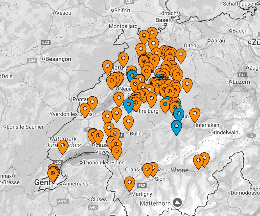 Annahmestellen Textilreinigung Bern